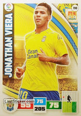 190 · Jonathan Viera · U.D. Las Palmas · Básica - Panini Adrenalyn XL Liga BBVA 2015-16