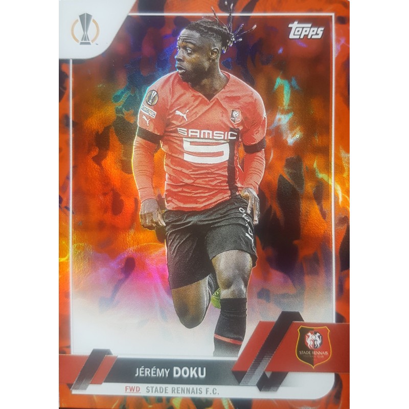 198 Jeremy Doku Stade Rennais F.C. Topps Flagship 2022-23