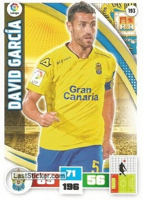 193 · David García · U.D. Las Palmas · Básica - Panini Adrenalyn XL Liga BBVA 2015-16