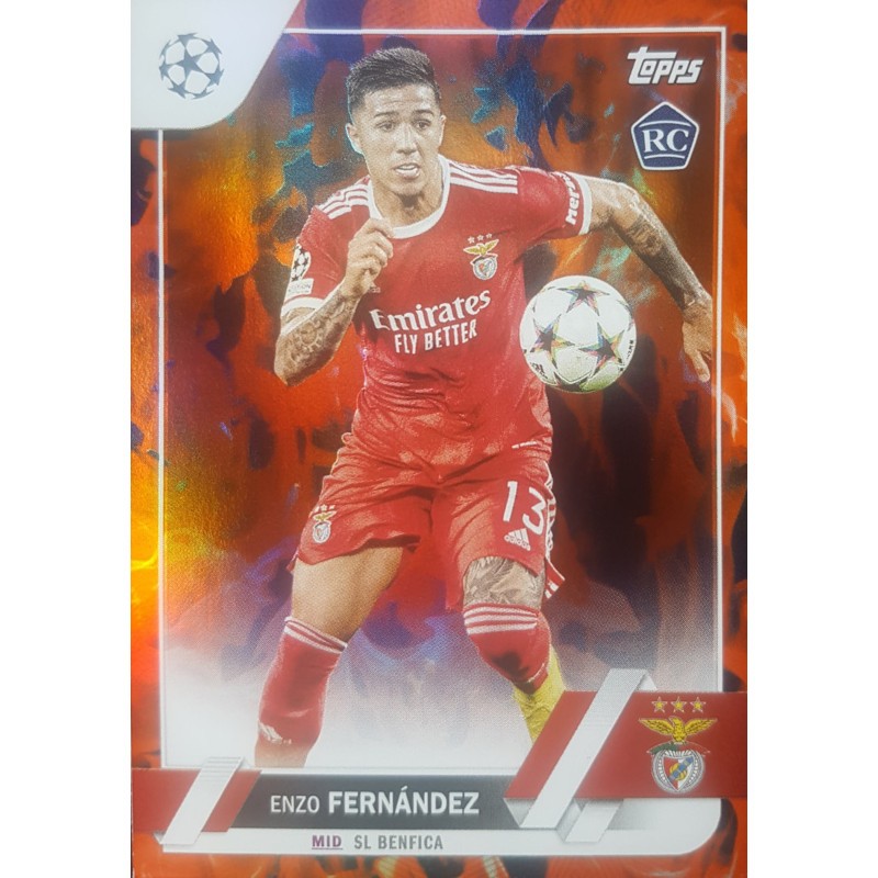 158 Enzo Fernández SL Benfica Topps Flagship 2022-23