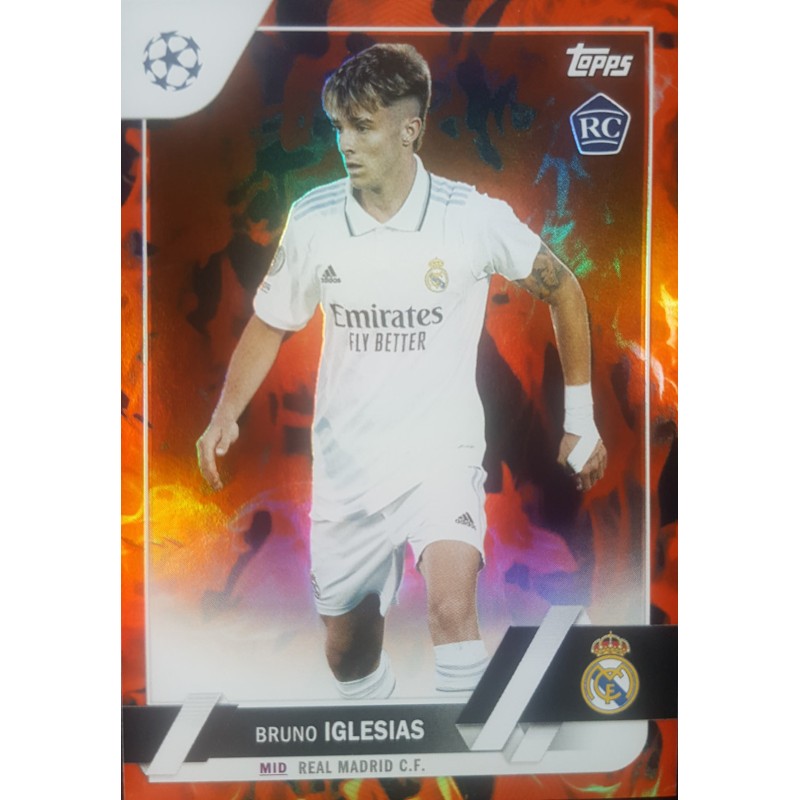 114 Bruno Iglesias Real Madrid Topps Flagship 2022-23