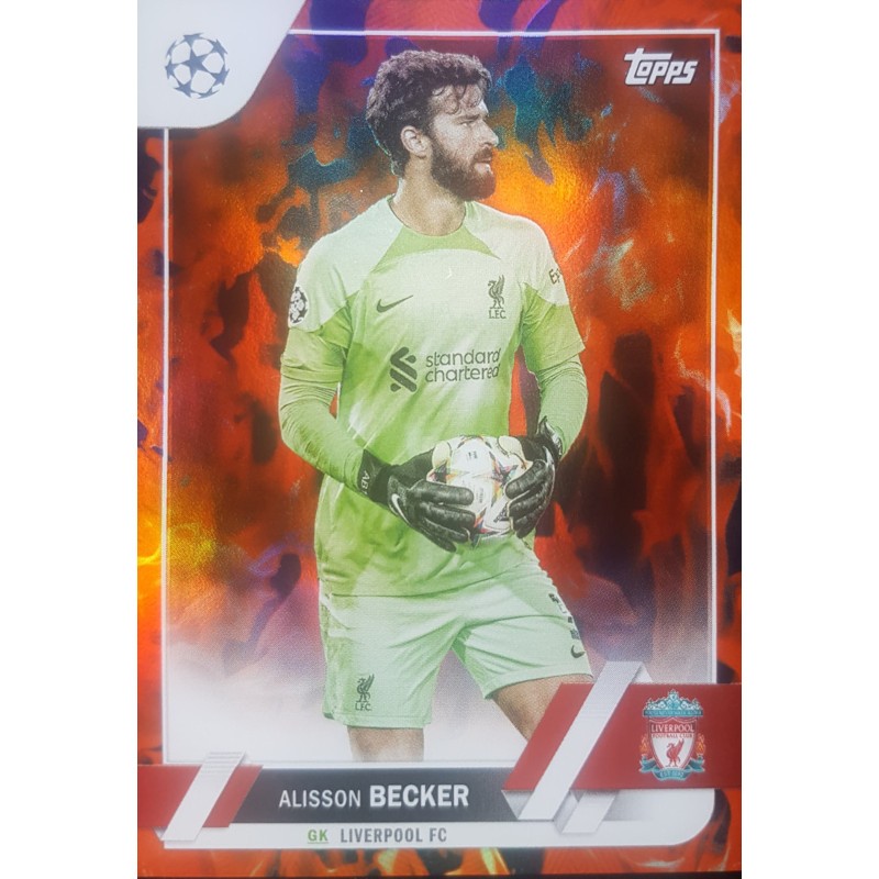 74 Alisson Becker Liverpool FC Topps Flagship 2022-23
