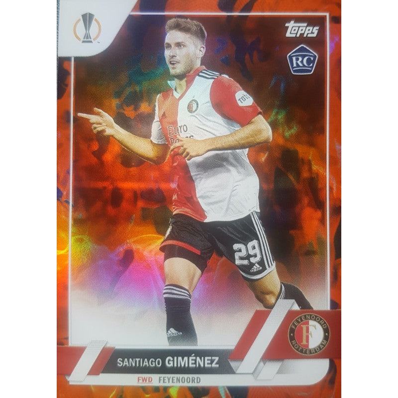 153 Santiago Gimenez Feyenoord Topps Flagship 2022-23