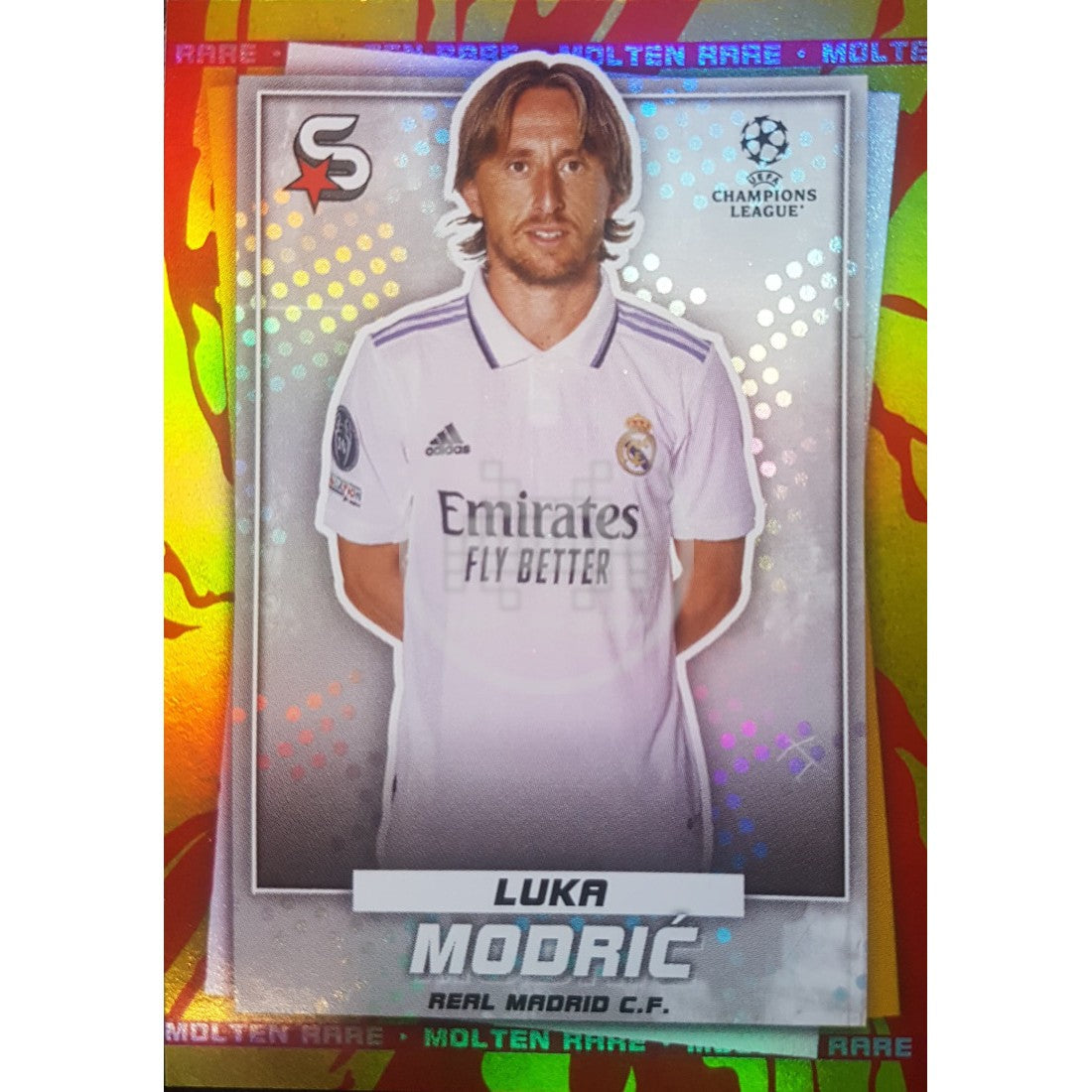 43 Luka Modric Real Madrid Molten Rare Topps SuperStars 2022-23