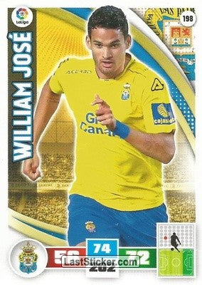 198 · William José · U.D. Las Palmas · Básica - Panini Adrenalyn XL Liga BBVA 2015-16