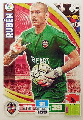 199 · Rubén · Levante U.D. · Básica - Panini Adrenalyn XL Liga BBVA 2015-16