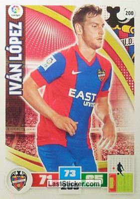 200 · Iván López · Levante U.D. · Básica - Panini Adrenalyn XL Liga BBVA 2015-16