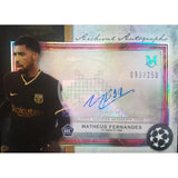 Matheus Fernandez F.C. Barcelona Topps Museum Collection UEFA Champions League