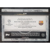Matheus Fernandez F.C. Barcelona Topps Museum Collection UEFA Champions League