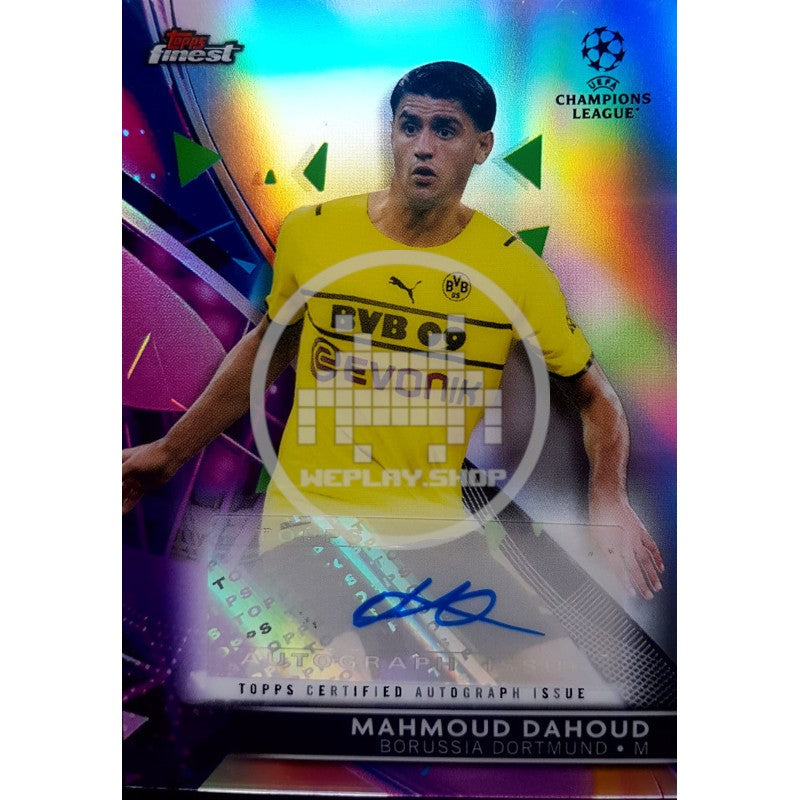 Mahmoud Dahoud Borussia Dortmund Topps Finest UEFA Champions League 2021/22