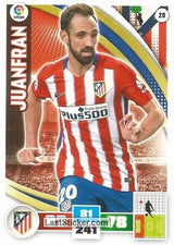 020 · Juanfran · Atlético de Madrid · Básica - Panini Adrenalyn XL Liga BBVA 2015-16