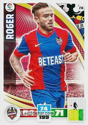 216 · Roger · Levante U.D. · Básica - Panini Adrenalyn XL Liga BBVA 2015-16