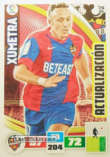 216BIS · Xumetra · Levante U.D. · Actualización (BIS) - Panini Adrenalyn XL Liga BBVA 2015-16