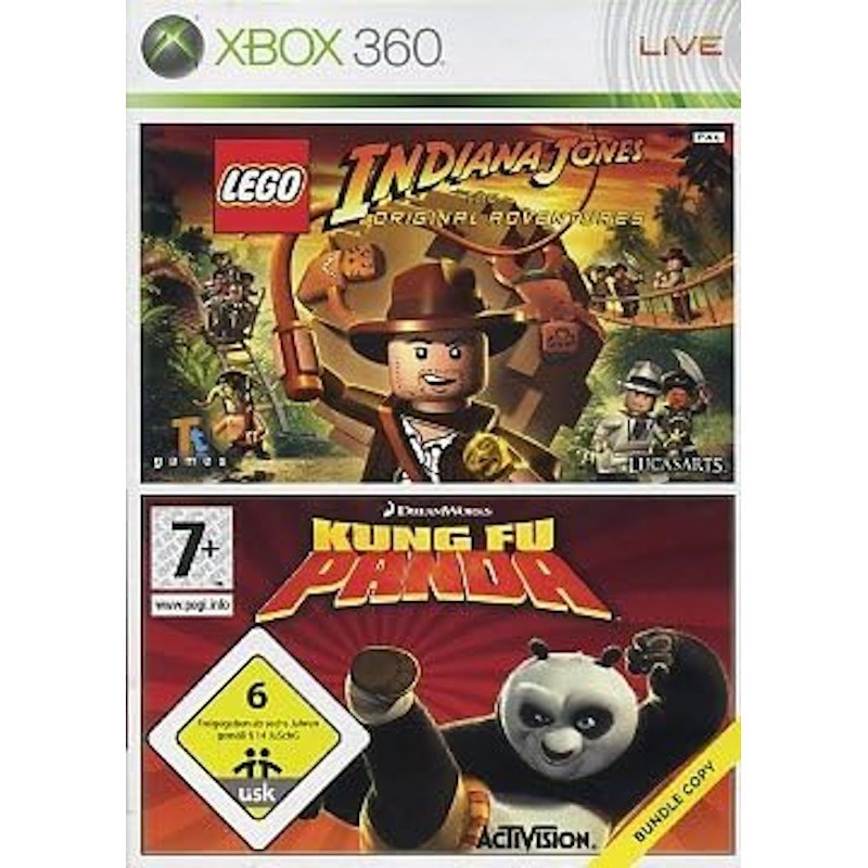 Lego Indiana Jones The Original Adventure + Kung Fu Panda