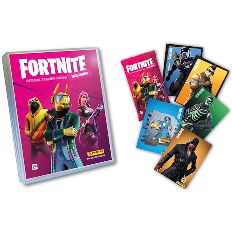 Álbum + 3 Sobres Panini Fortnite Reloaded