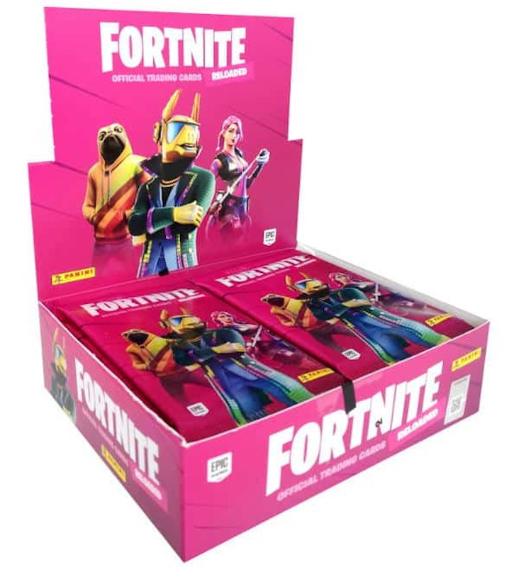 Caja 18 Sobres Panini Fortnite Reloaded