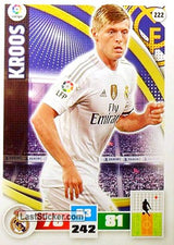 222 · Kroos · Real Madrid · Básica - Panini Adrenalyn XL Liga BBVA 2015-16