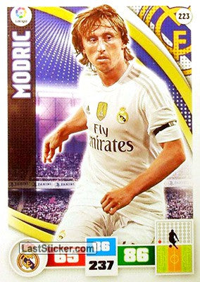223 · Modric · Real Madrid · Básica - Panini Adrenalyn XL Liga BBVA 2015-16