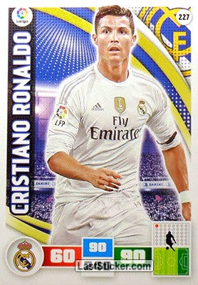 227 · Cristiano Ronaldo · Real Madrid · Básica - Panini Adrenalyn XL Liga BBVA 2015-16