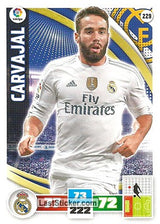 229 · Carvajal · Real Madrid · Básica - Panini Adrenalyn XL Liga BBVA 2015-16