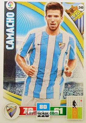 240 · Camacho · Málaga C.F. · Básica - Panini Adrenalyn XL Liga BBVA 2015-16