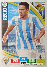 241 · Recio · Málaga C.F. · Básica - Panini Adrenalyn XL Liga BBVA 2015-16