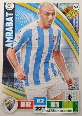244 · Amrabat · Málaga C.F. · Básica - Panini Adrenalyn XL Liga BBVA 2015-16