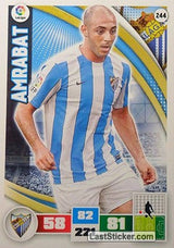 244 · Amrabat · Málaga C.F. · Básica - Panini Adrenalyn XL Liga BBVA 2015-16