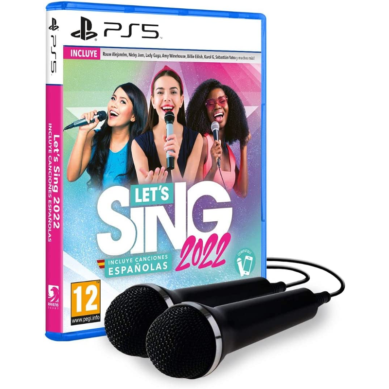 Let´s Sing 2022 (Juego + 2 Micrófonos)