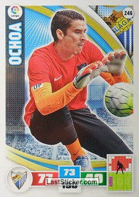 246 · Ochoa · Málaga C.F. · Básica - Panini Adrenalyn XL Liga BBVA 2015-16