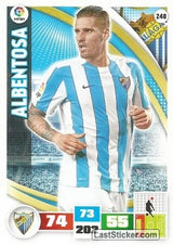 248 · Albentosa · Málaga C.F. · Básica - Panini Adrenalyn XL Liga BBVA 2015-16