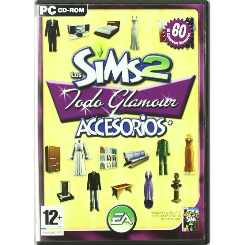 Los Sims 2 Todo Glamour Accesorios