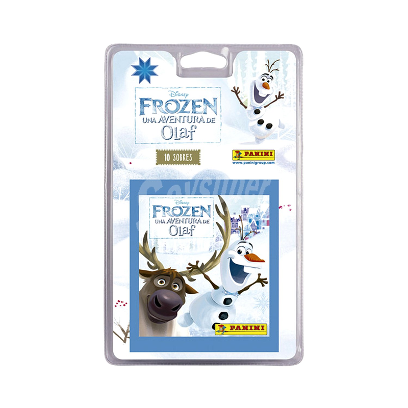 Blister 10 Sobres Disney Frozen Una Aventura de Olaf