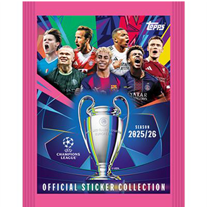 Sobre de cromos UCL 2025-2026