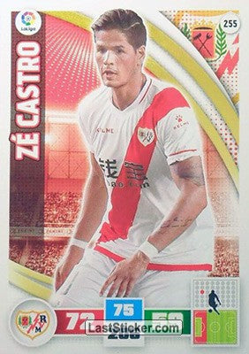255 · Zé Castro · Rayo Vallecano · Básica - Panini Adrenalyn XL Liga BBVA 2015-16