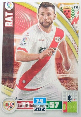 257 · Rat · Rayo Vallecano · Básica - Panini Adrenalyn XL Liga BBVA 2015-16
