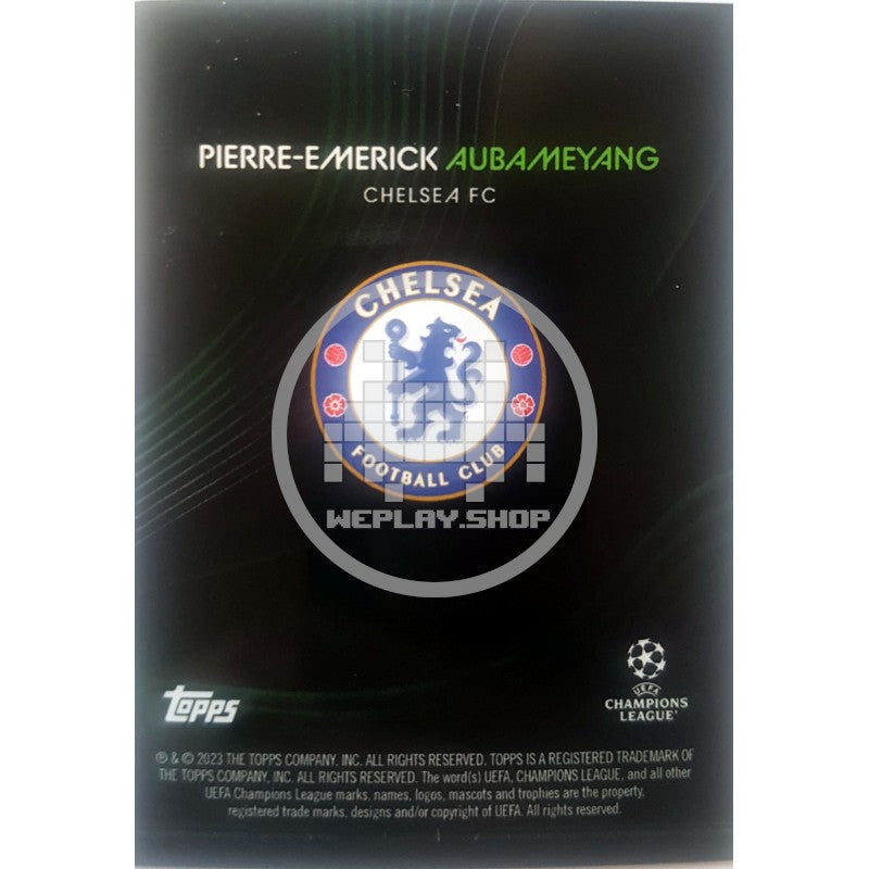 Topps Knockout Pierre-Emerick Aubameyang Chelsea Original Signing 18/99