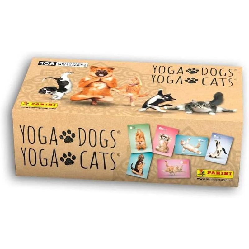 Caja 24 Sobres Yoga Dogs & Yoga Cats