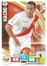 266 · Nacho · Rayo Vallecano · Básica - Panini Adrenalyn XL Liga BBVA 2015-16