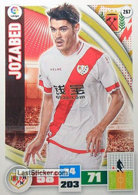 267 · Jozabed · Rayo Vallecano · Básica - Panini Adrenalyn XL Liga BBVA 2015-16
