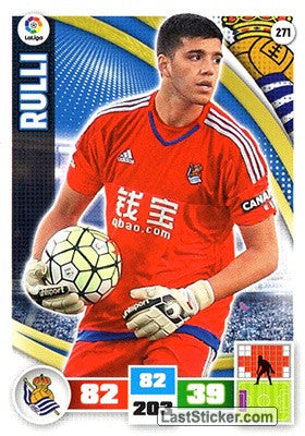 271 · Rulli · Real Sociedad · Básica - Panini Adrenalyn XL Liga BBVA 2015-16