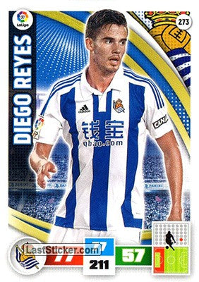 273 · Diego Reyes · Real Sociedad · Básica - Panini Adrenalyn XL Liga BBVA 2015-16