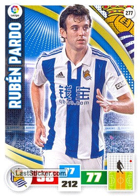 277 · Rubén Pardo · Real Sociedad · Básica - Panini Adrenalyn XL Liga BBVA 2015-16