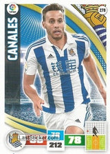 278 · Canales · Real Sociedad · Básica - Panini Adrenalyn XL Liga BBVA 2015-16