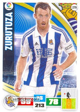 279 · Zurutuza · Real Sociedad · Básica - Panini Adrenalyn XL Liga BBVA 2015-16