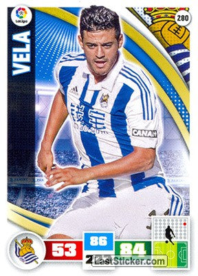280 · Vela · Real Sociedad · Básica - Panini Adrenalyn XL Liga BBVA 2015-16