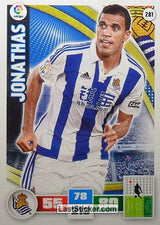281 · Jonathas · Real Sociedad · Básica - Panini Adrenalyn XL Liga BBVA 2015-16