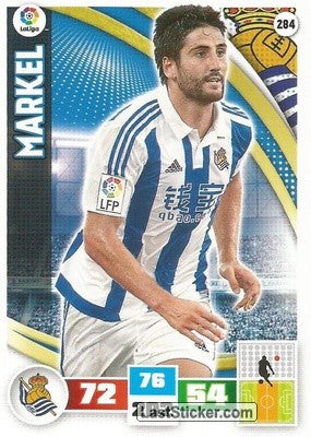284 · Markel · Real Sociedad · Básica - Panini Adrenalyn XL Liga BBVA 2015-16
