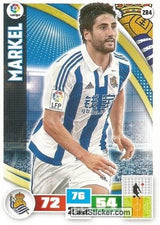284 · Markel · Real Sociedad · Básica - Panini Adrenalyn XL Liga BBVA 2015-16