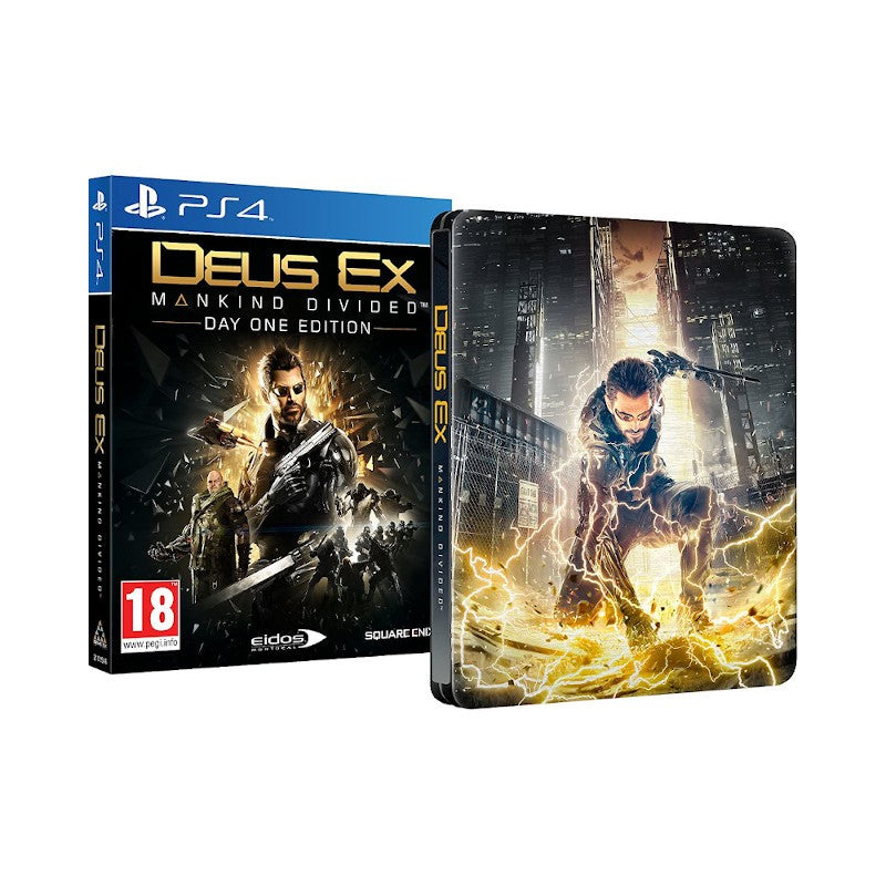 Deus Ex Makind Divided Day One Edition (Steel Book)